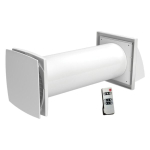 Cooltron Reco 46 ruumi ventilatsiooniseade soojustagastusega ja niiskusanduriga