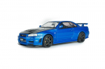 Diecast mudel Solido S4318202 Nissan Skyline Gt-R (R34) Z-Tune Bayside Blue 1998 1/43