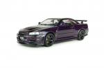 Diecast mudel Solido S4318201 Nissan Skyline Gt-R (R34) Z-Tune Midnight Purple 1999 1/43
