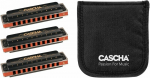 Huulharmoonikate komplekt C-G-A Cascha Professional HH 2343
