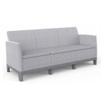 Kolmekohaline aiasofa Keter Scandi Forma, 180,2x77,5x73 cm, hall