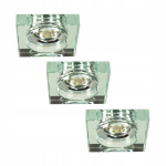 Candellux s&uuml;vistatav LED-valgustite komplekt SS-16 CH/WH, h&otilde;bedane/valge