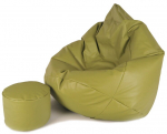 Tumba Mega Comfort XXL, kunstnahk, oliivroheline