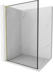 Mexen Kioto L du&scaron;isein Walk-in 80 x 200 cm, must raam, kuldharjatud - 800-080-103-55-70
