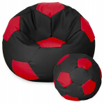 Kott-tool tumbaga Ball XXXL (80 cm), must/punane