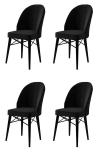 4 tooli komplekt Ritim, must