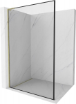 Mexen Kioto L du&scaron;isein Walk-in 80 x 200 cm, must raam, kuldne - 800-080-103-50-70, 80 x 200 cm