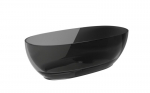 Vann Besco Mexa Carbon Grey, 170 x 78 cm, kroomitud sifooniga