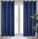 Eurofirany pimendav kardin ZKNO-06, 140x250 cm, sinine/kuldne