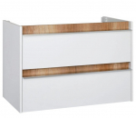 Vannitoakapp Fenix, 79,7x54,4x45,8 cm, valge/pruun