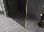 Mexen Kioto-XF du&scaron;isein Walk-in raamiga 160 x 202 cm, grafiit 10 mm, harjatud kuld - 800-160-104-55-40-X