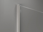 Mexen Kioto-X Walk-in du&scaron;isein 150 x 200 cm, grafiit 10 mm, harjatud nikkel - 800-150-101-97-40-X