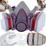 Poolmask filtritega, suurus L, kaitseks tolmu ja auru eest