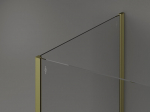 Mexen Kioto du&scaron;isein Walk-in 95 x 90 x 40 cm, l&auml;bipaistev, kuldne harjatud - 800-095-090-221-55-00-040