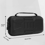 Kaitsekott Reisikott Nintendo Switch 2 jaoks, 10 m&auml;ngukaardipesa, must &mdash; konsooli &uuml;mbris, nintendo switch tarvikud, k&otilde;va eva &uuml;mbris, m&auml;ngude organiseerija, tarvikute kott, k&otilde;va kestaga &uuml;mbris, reisikott