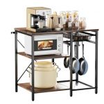 Bakers riiul 90x40x90 cm p&auml;hkel must hoiustamisriiul