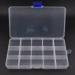 Plastikust 15 lahtriga organiseerija, 175x100x22mm