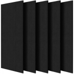 Akustikapaneelid, 120x60x1 cm, must, pol&uuml;esterkiud