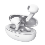 Trust k&otilde;rvaklapid 25173 Bluetooth TWS, 20-20000 Hz, 36 g, 2 mikrofoni, USB Type-C, 12 mm, valged