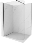 Mexen Kioto-R kaarjas Walk-in du&scaron;isein 160 x 200 cm, l&auml;bipaistev 8 mm, must - 800-160-101-70-06, 160 x 200 cm