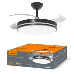 Videx h&auml;mardatav LED laelamp ventilaatori ja puldiga 60W