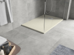 Mexen Hugo ristk&uuml;likukujuline du&scaron;ialus SMC 120 x 70 cm, beež, inox katteplaat - 42697012-X, 120 x 70 cm