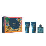 Komplekt Versace Eros meestele: parf&uuml;&uuml;mvesi EDP, 50 ml + palsam p&auml;rast raseerimist, 50 ml, du&scaron;igeel, 50 ml