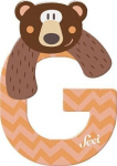 Puitkiri - SEVI - G (Grizzly) - K&otilde;rgus 10 cm - Massiivne puit - Grizzly muster