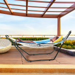 Hammocki Raam, 280x90x115 cm, Must