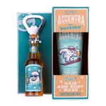Komplekt Accentra Men's Collection Winter Edition meestele: &scaron;ampoon ja du&scaron;igeel, 60 ml + pudeliavaja, 1 tk.