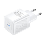 Cargador gan de pared vention fepw0-eu 1xusb tipo-c 20w