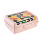 Keeeper Toidutalitusn&otilde;u deco-click-box midi 1L 0610697581338, 17x13x7cm, roosa, 0.07kg