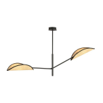 Emibig laelamp VENE 2 MUST/RATTAN 1160/2