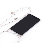 Aizmugurējais vāciņ&scaron; Evelatus Samsung A70 Case with rope White Stripes Transparent 4752192031800 ESA70CWRWS (4752192031800)