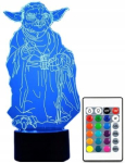 3d Led-lamp Yoda Star Wars Usb Night