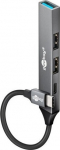 4 pordiga Usb-c kontsentraator: Usb-c/usb-a, Usb 3.2