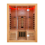Infrapuna kabin Helsinki 150 150x150x190 cm hemlocki puit