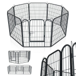 Puppy Playpen Plus 8 paneeli 160x160x60 cm metall