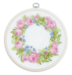 Ristpistekomplekt koos tikkimisr&otilde;ngaga &bdquo;Suvep&auml;rg&ldquo; 11 x 11 cm SBC112