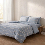 Homla voodipesukomplekt Delia, 220x200, 3-osaline, sinine