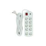 Pikenduskaabel 10 m, 10 pesa, 2x USB, l&uuml;litiga