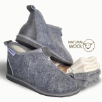 Kinkekomplekt: naiste talvised vildist sussid Nowo&reg; lambavillase voodriga ja alpakavillased sokid VCA Textil&reg;