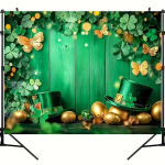 &Otilde;nnelik Shamrock ja Ristikheina Taustakangas Pickify, 150*100cm/59*39.5inch