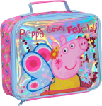 Luksuslik Peppa Pig t&uuml;drukute kooli lasteaia litritega isoleeritud l&otilde;unakott roosa roos &uuml;ks suurus l&otilde;unakarp, roosa, l&otilde;unakarp