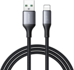 Usb-a Lightning kaabel, 3a, 2m, nailoon kudumine, andmete edastamine