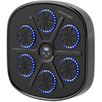 Muusikaga poksitrenaž&ouml;&ouml;r, 9 režiimi, Bluetooth, LED-valgustus, must
