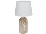 Decorlife laualamp Lur, valge/pruun