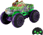Raadio teel juhitav auto Hot Wheels Monster Trucks Mutant Chaos Wreckin' Wolf Mattel, roheline/must, JMM77