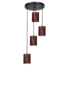Opviq rippvalgusti 9074-4, pruun/must