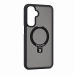 Evelatus Samsung Galaxy A17 4G / A17 5G Shield Case With MagSafe & Stand Matte Ring Black